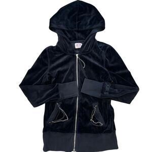 Vintage Juicy Couture chain velour hoodie